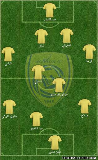 Al-Nassr (KSA) Formation 2011