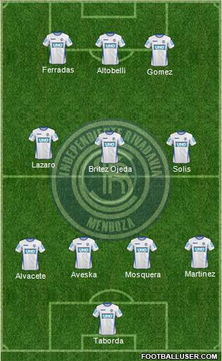 Independiente Rivadavia de Mendoza Formation 2011