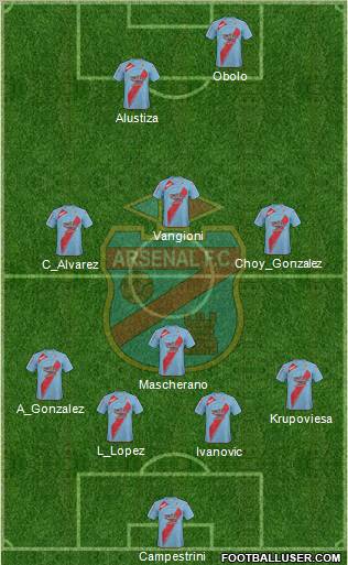 Arsenal de Sarandí Formation 2011