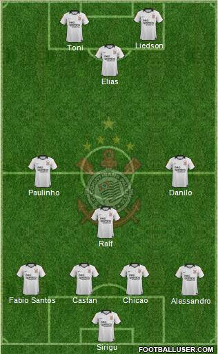 SC Corinthians Paulista Formation 2011
