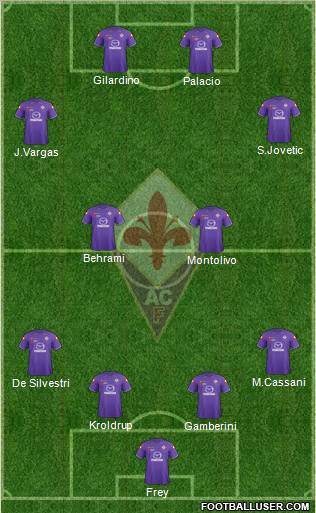 Fiorentina Formation 2011