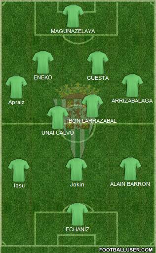 Córdoba C.F., S.A.D. Formation 2011