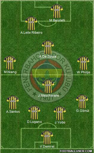 Fenerbahçe SK Formation 2011