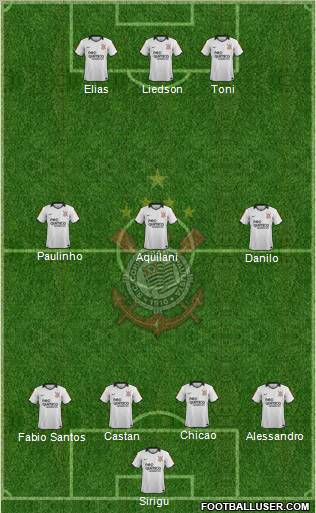 SC Corinthians Paulista Formation 2011