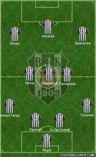 Besiktas JK Formation 2011