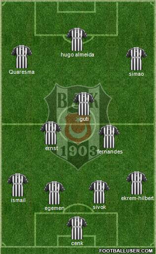 Besiktas JK Formation 2011