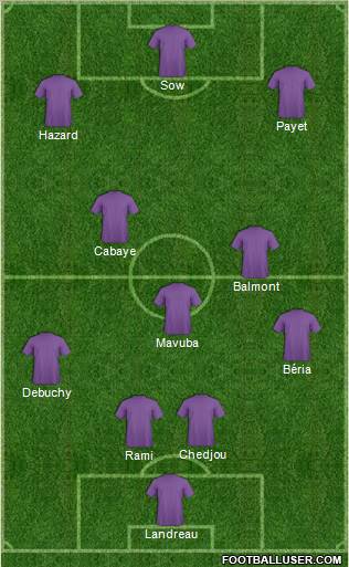 Champions League Team Formation 2011