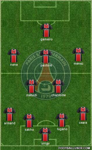 Paris Saint-Germain Formation 2011