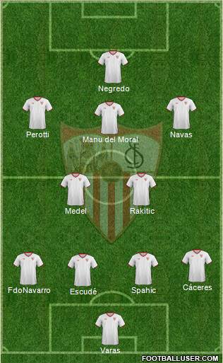 Sevilla F.C., S.A.D. Formation 2011