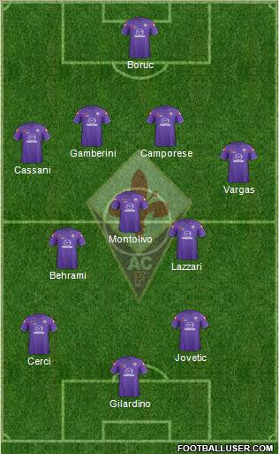 Fiorentina Formation 2011