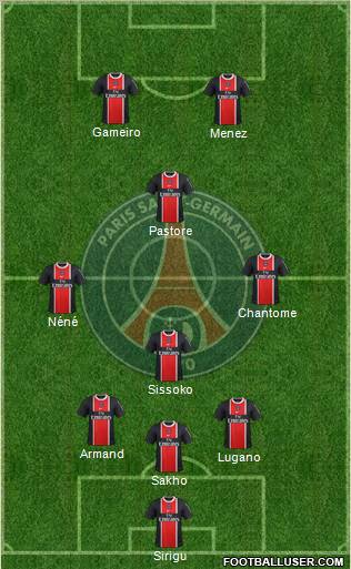 Paris Saint-Germain Formation 2011