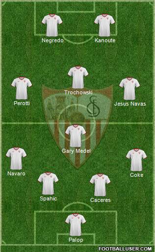 Sevilla F.C., S.A.D. Formation 2011