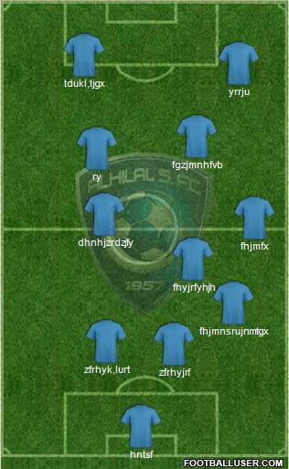 Al-Hilal (KSA) Formation 2011