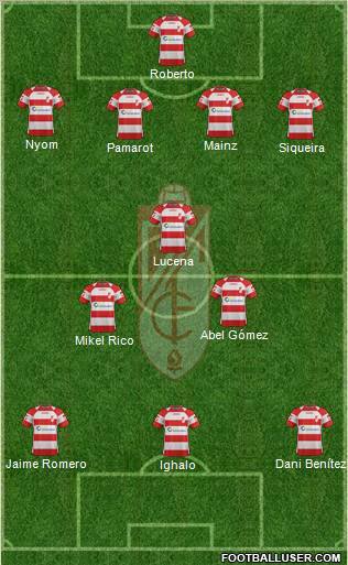 Granada C.F. Formation 2011