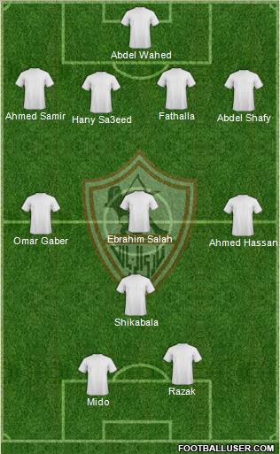 Zamalek Sporting Club football formation