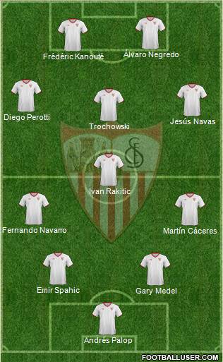 Sevilla F.C., S.A.D. Formation 2011