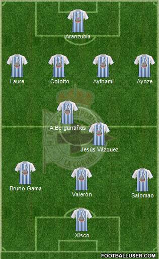 R.C. Deportivo de La Coruña S.A.D. Formation 2011