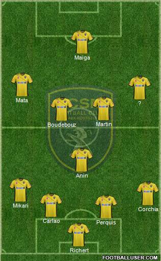 FC Sochaux-Montbéliard Formation 2011