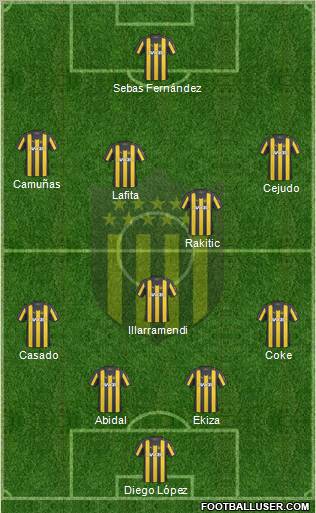 Club Atlético Peñarol Formation 2011