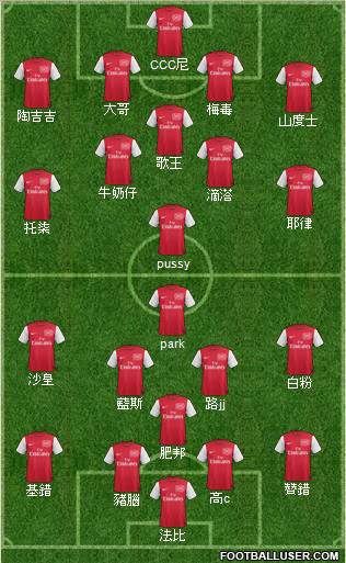 Arsenal Formation 2011