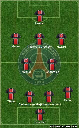 Paris Saint-Germain Formation 2011