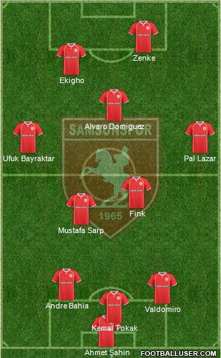 Samsunspor Formation 2011