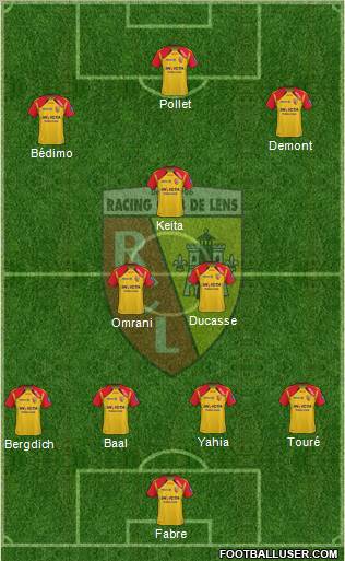 Racing Club de Lens Formation 2011