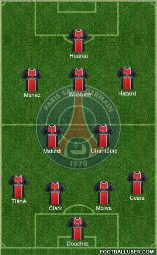 Paris Saint-Germain Formation 2011