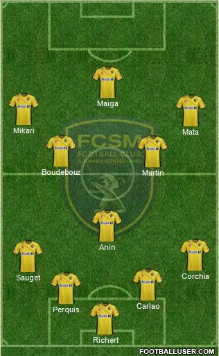 FC Sochaux-Montbéliard Formation 2011