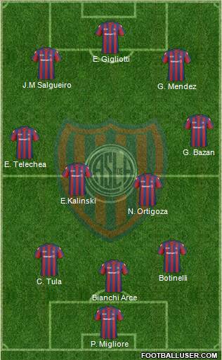 San Lorenzo de Almagro Formation 2011