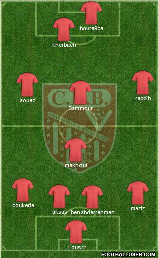 Chabab Riadhi Belouizdad football formation