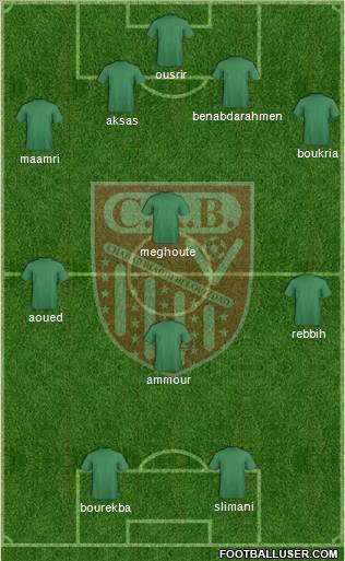 Chabab Riadhi Belouizdad Formation 2011