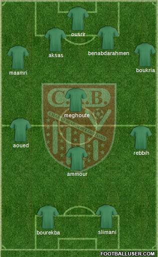 Chabab Riadhi Belouizdad football formation