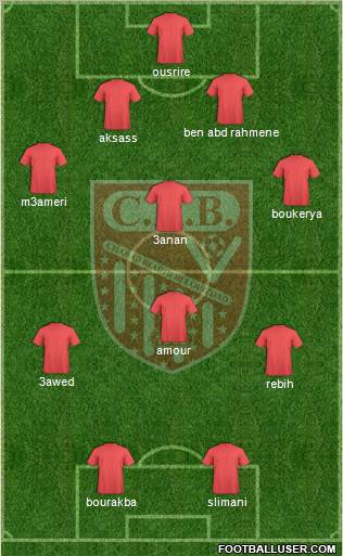 Chabab Riadhi Belouizdad football formation