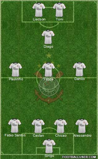 SC Corinthians Paulista Formation 2011