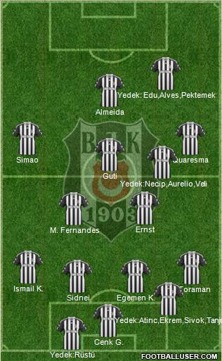 Besiktas JK Formation 2011