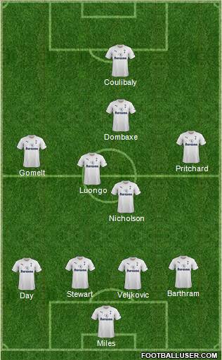 Tottenham Hotspur Formation 2011
