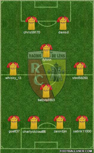 Racing Club de Lens Formation 2011
