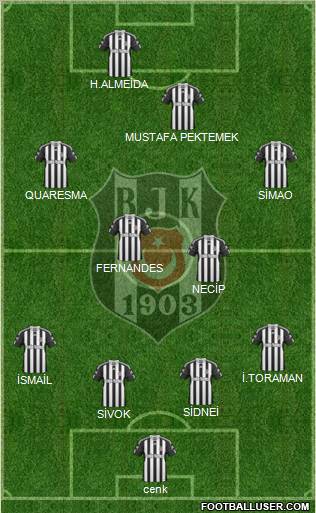 Besiktas JK Formation 2011