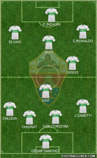 Elche C.F., S.A.D. Formation 2011
