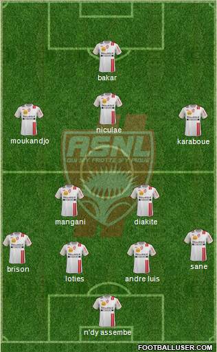 A.S. Nancy Lorraine Formation 2011