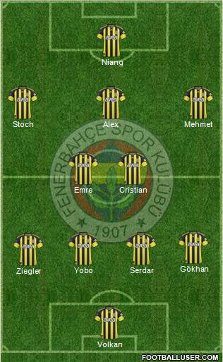 Fenerbahçe SK Formation 2011