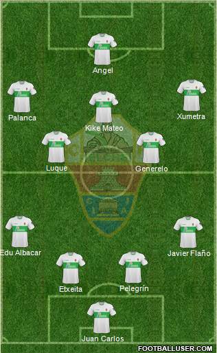 Elche C.F., S.A.D. Formation 2011