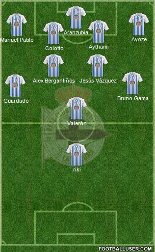 R.C. Deportivo de La Coruña S.A.D. Formation 2011