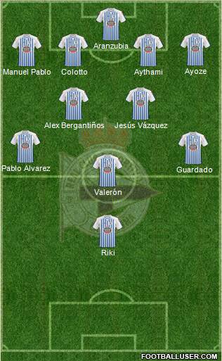 R.C. Deportivo de La Coruña S.A.D. Formation 2011