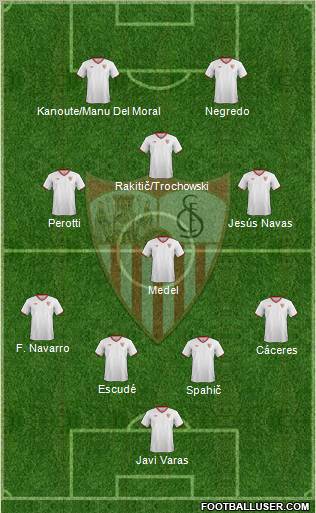 Sevilla F.C., S.A.D. Formation 2011
