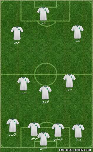 Saudi Arabia Formation 2011