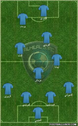 Al-Hilal (KSA) Formation 2011