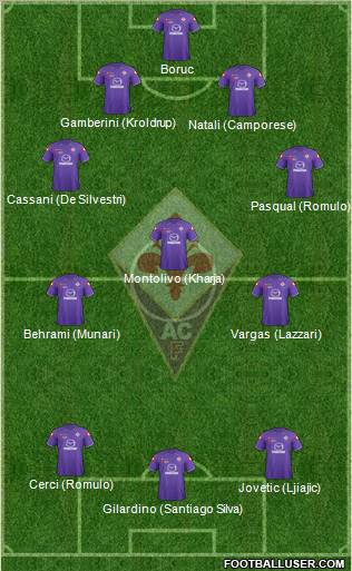 Fiorentina Formation 2011