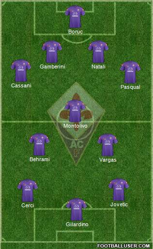 Fiorentina Formation 2011